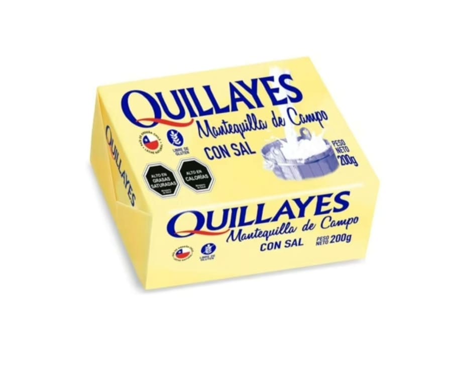 MANTEQUILLAS QUILLAYES CON SAL 200 GR