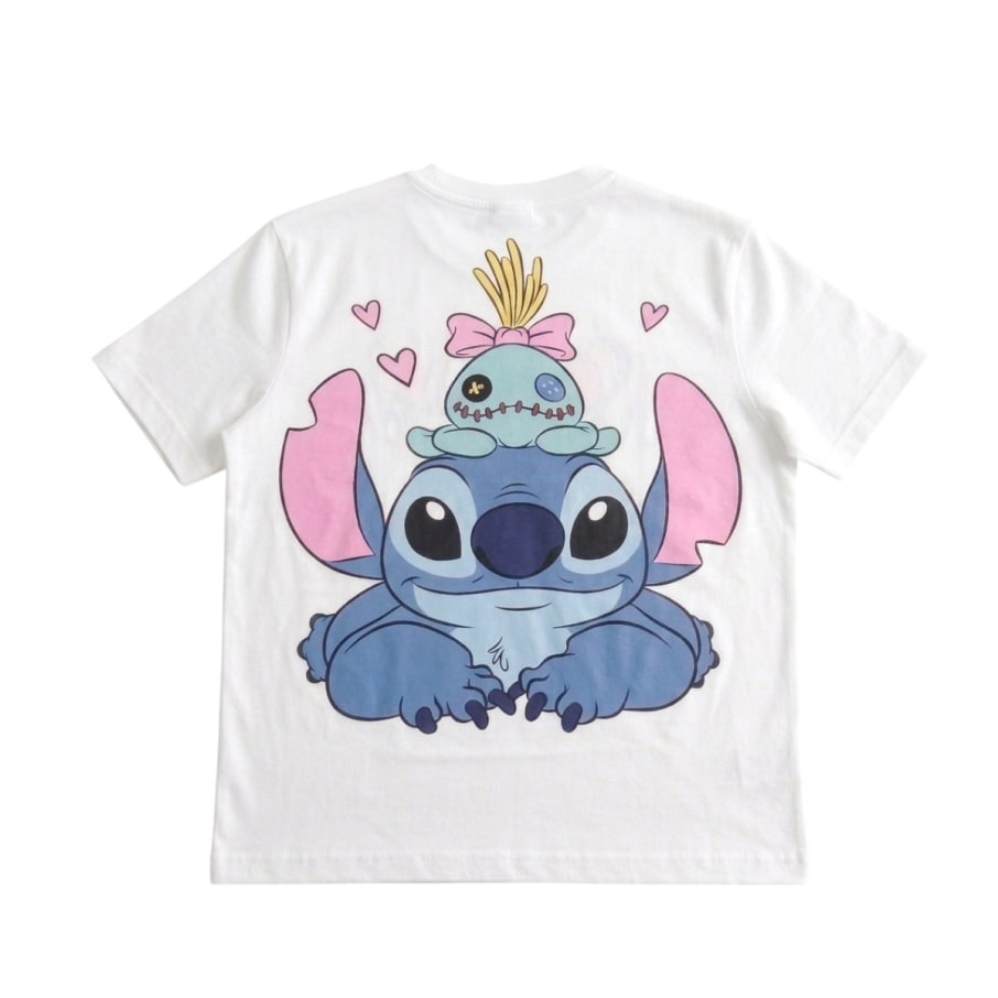 POLO MUJER LILO & STITCH BLANCO