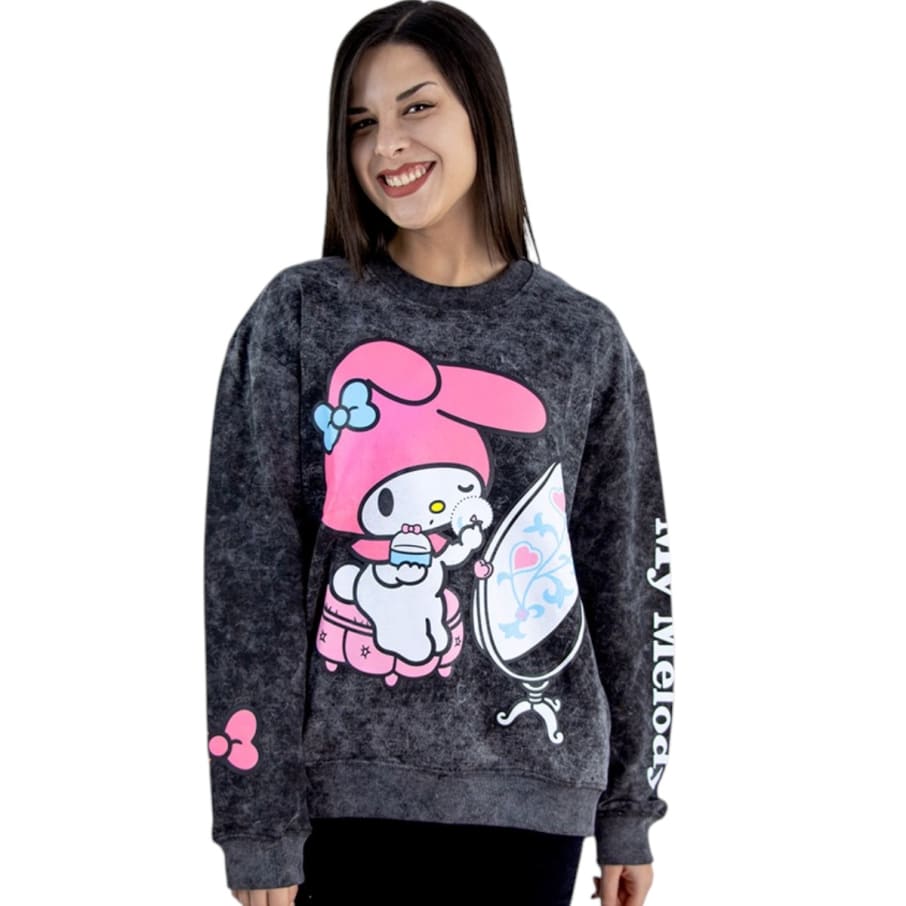 POLERA OVERSIZE MY MELODY MUJER ASPECTO LAVADO