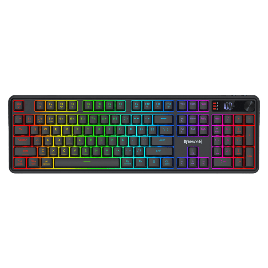 Teclado Redragon VOLCANO K526 PRO Inalámbrico Español BLACK