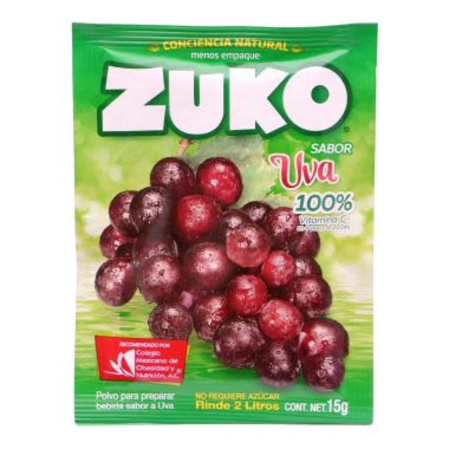 Concentrado Zuko uva 13 gr