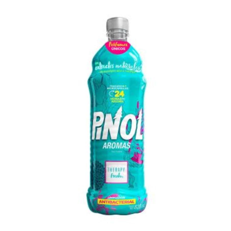 Limpiador Antibacterial Líquido Pinol therapy fresh extractos naturales 828 ml
