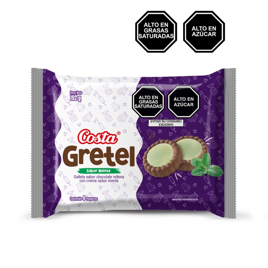 GRETEL CHOCOMENTA 16X6X32G