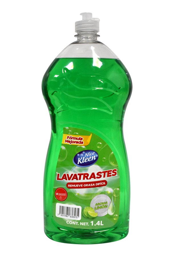 Lavatrastes Nice Kleen Limón  1.4 Lts