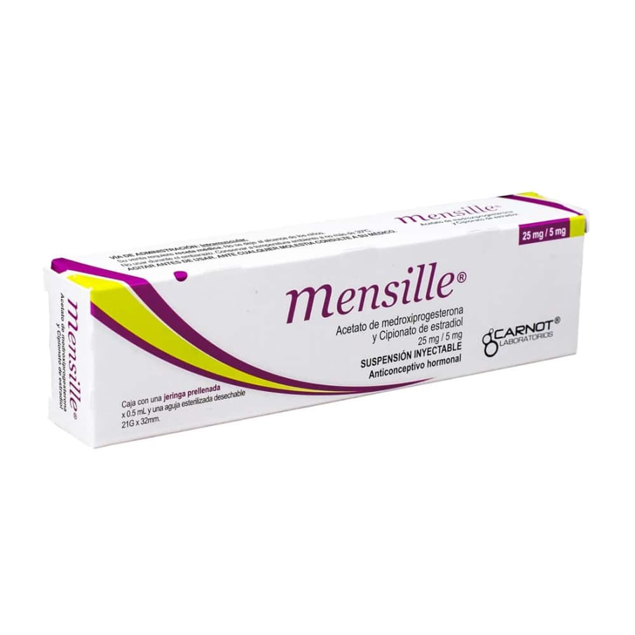 MENSILLE 25 MG/5MG SUSP.INY. JERIN.PRELL.X 0.5ML