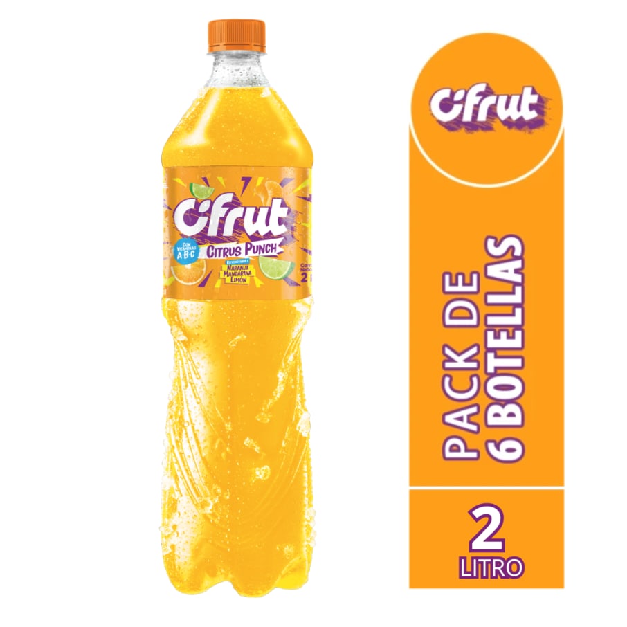  CIFRUT NARANJA MANDARINA Y LIMON PET NO RETORNABLE 2000 ML 