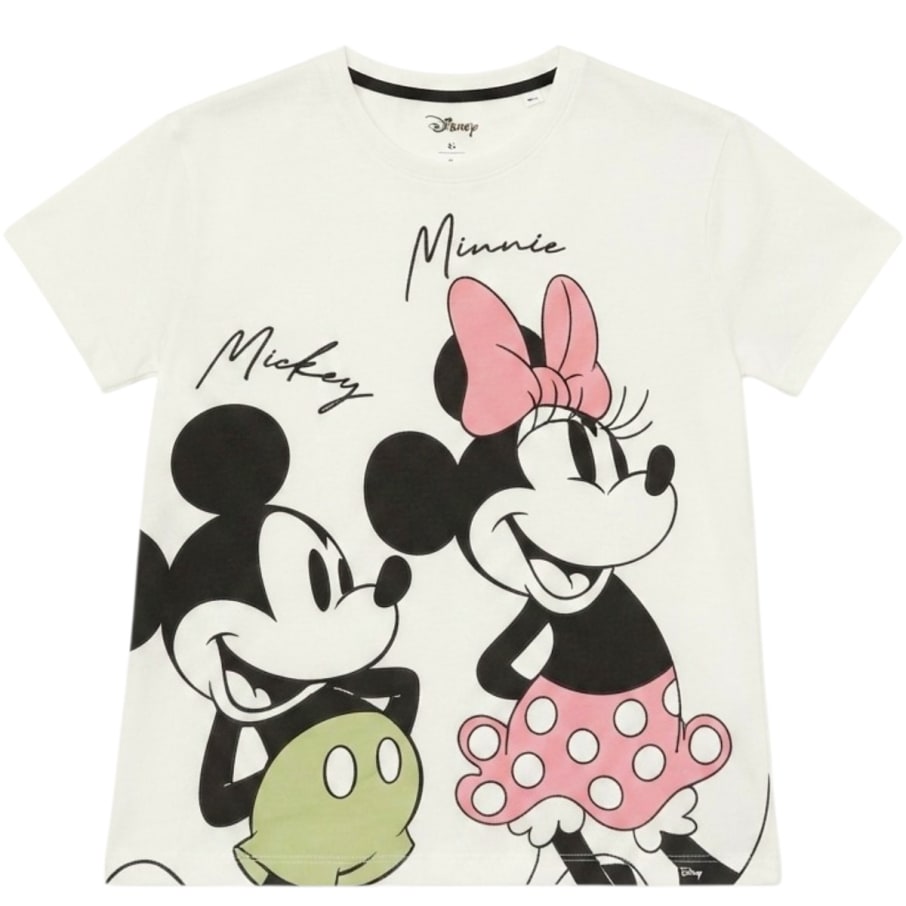 POLO BAS MC MUJER MINNIE MOUSE BLANCO