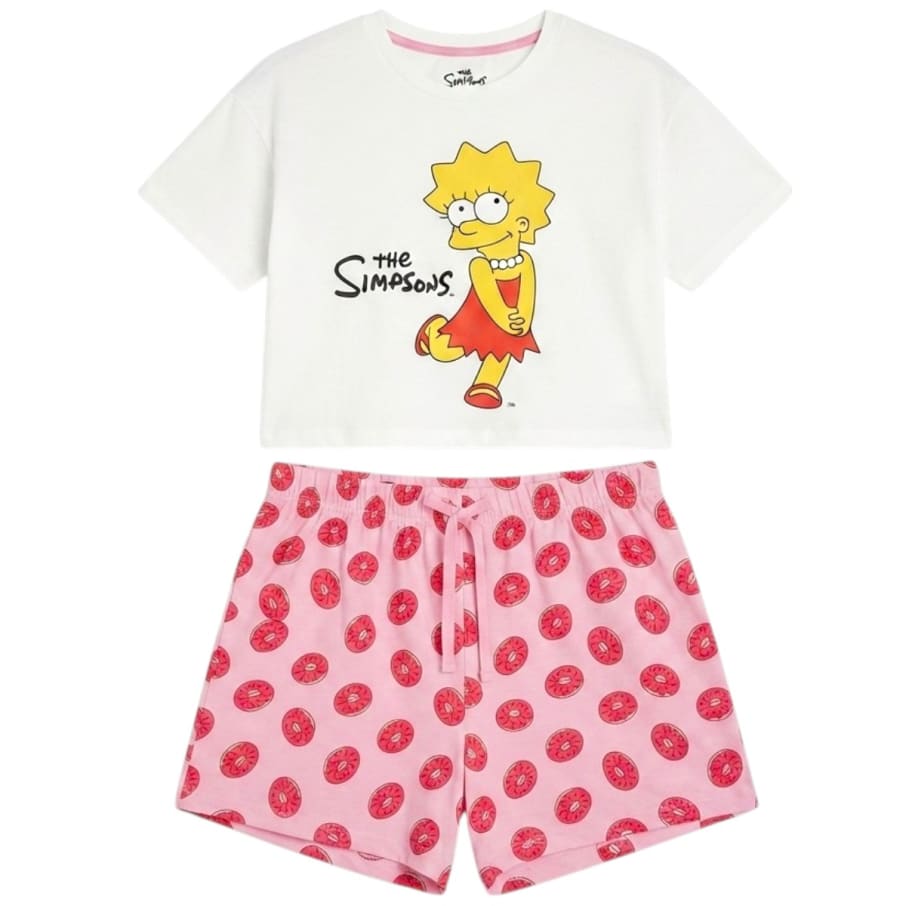 PIJAMA THE SIMPSONS MUJER ROSADO
