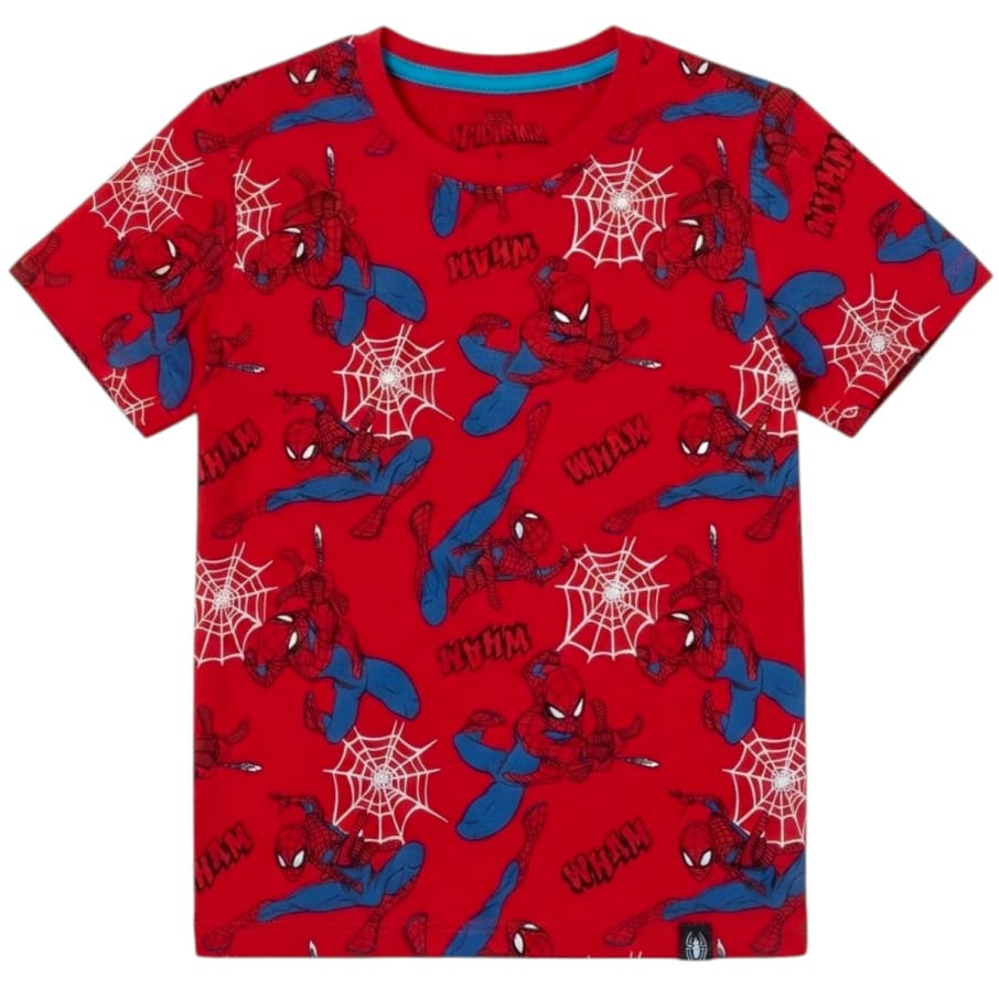 POLO MODA MC SPIDER-MAN NI O ROJO