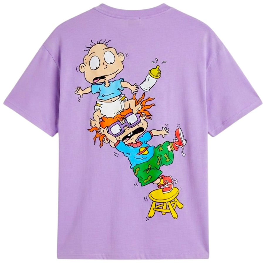 POLO OVERSIZE MC RUGRATS 90S  LILA