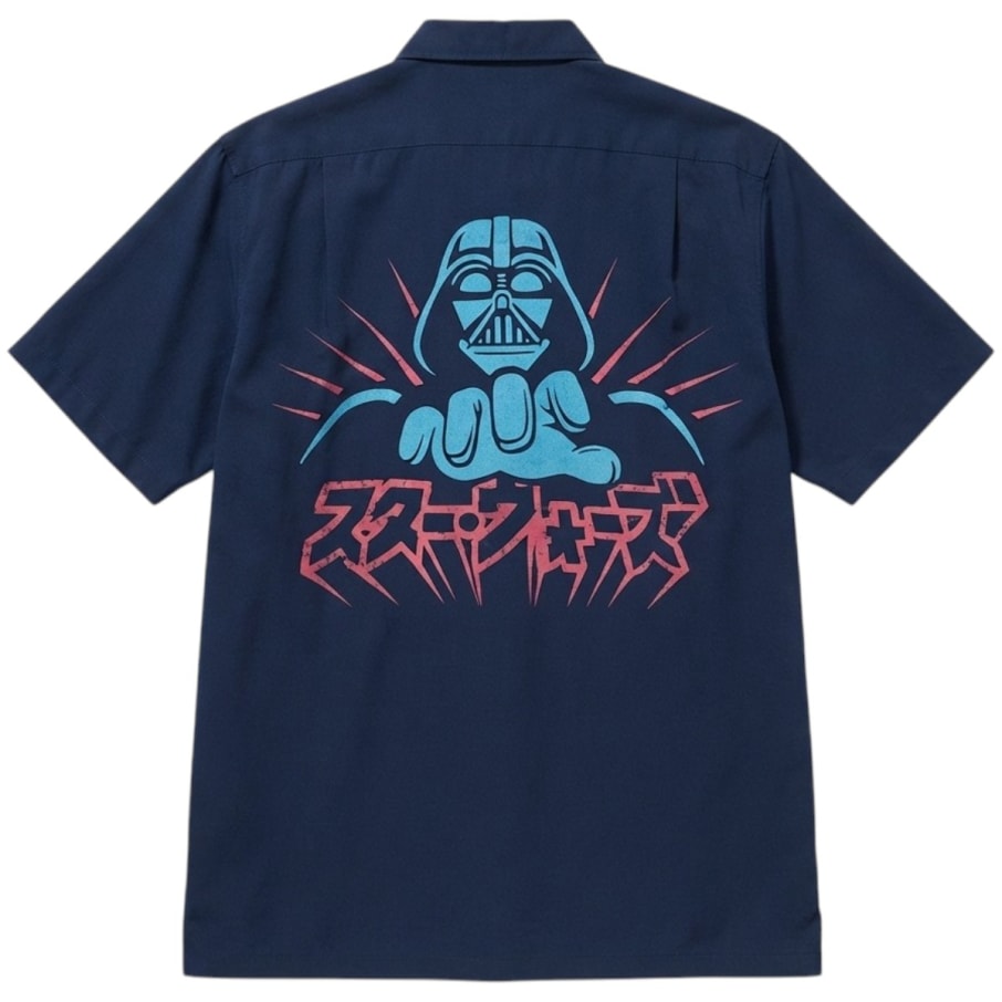 CAMISA MANGA CORTA HOMBRE AZUL STAR WARS