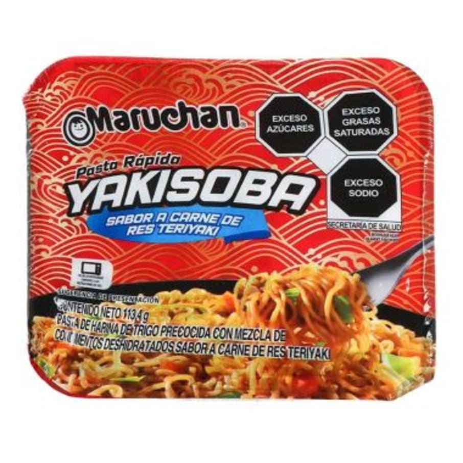 Sopa instantánea Maruchan de teriyaki Yakisoba