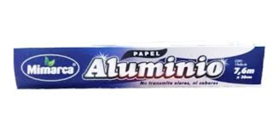 Papel aluminio Mimarca 10 mts