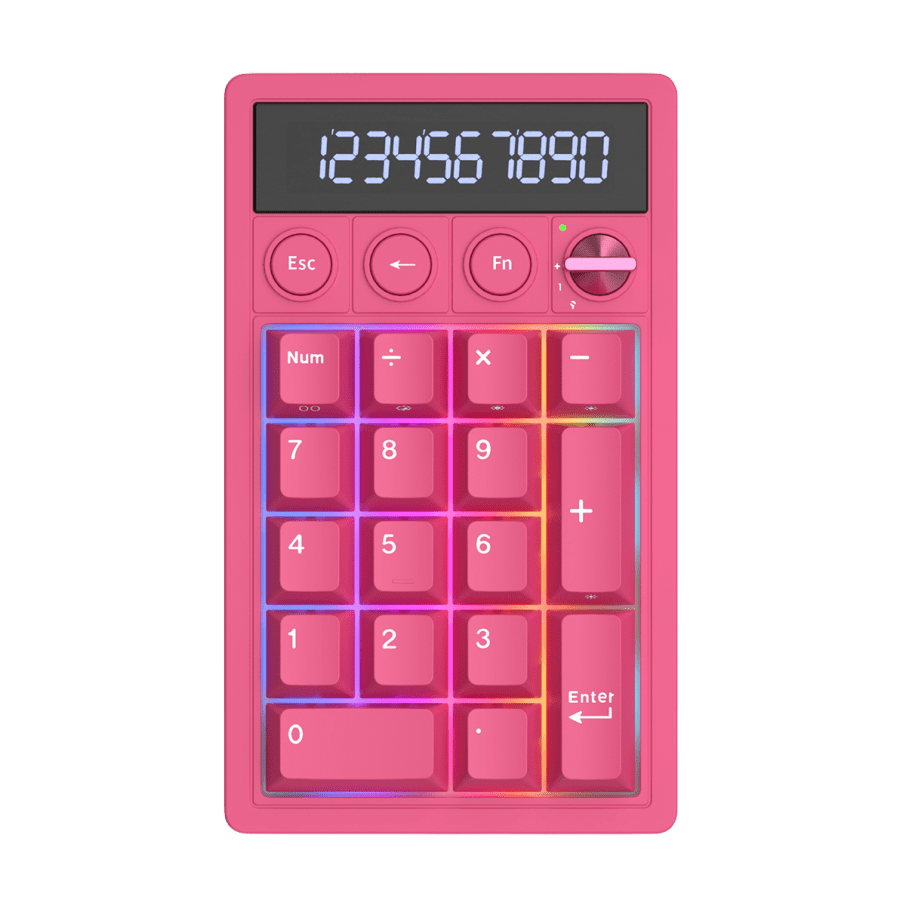 Teclado Royal Kludge RK M20 Inalámbrico BERRY RED - VIOLET SWITCH
