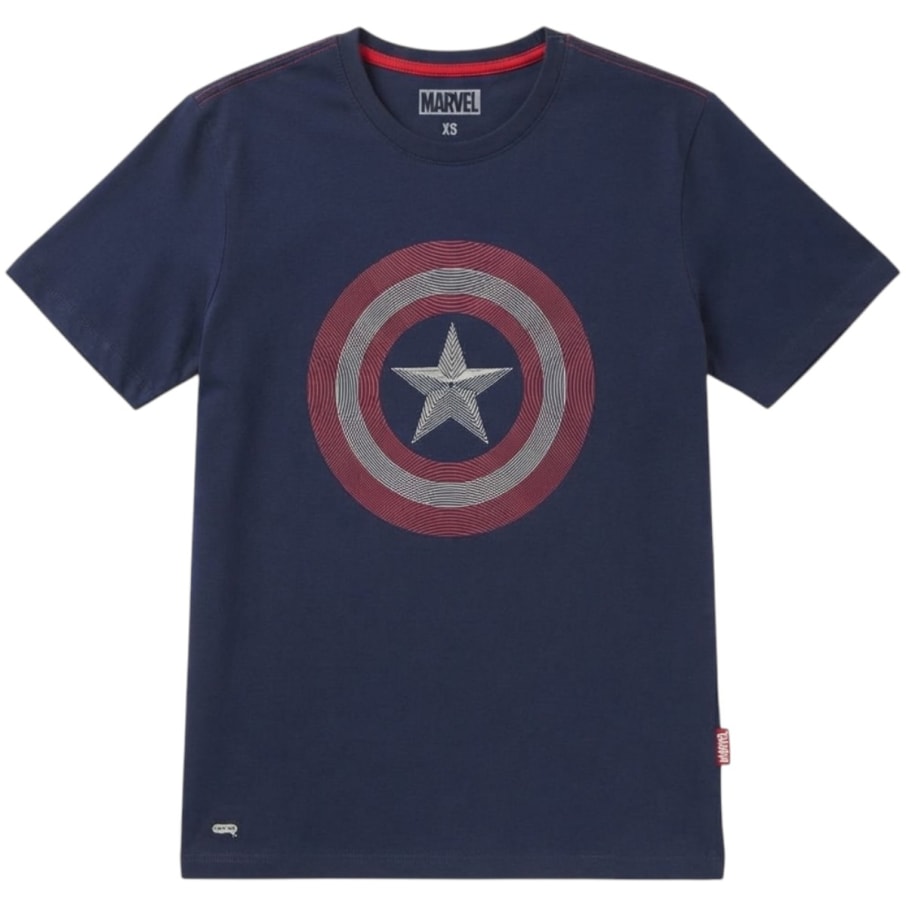 POLO BASICO HOMBRE MARVEL COMICS ACERO 