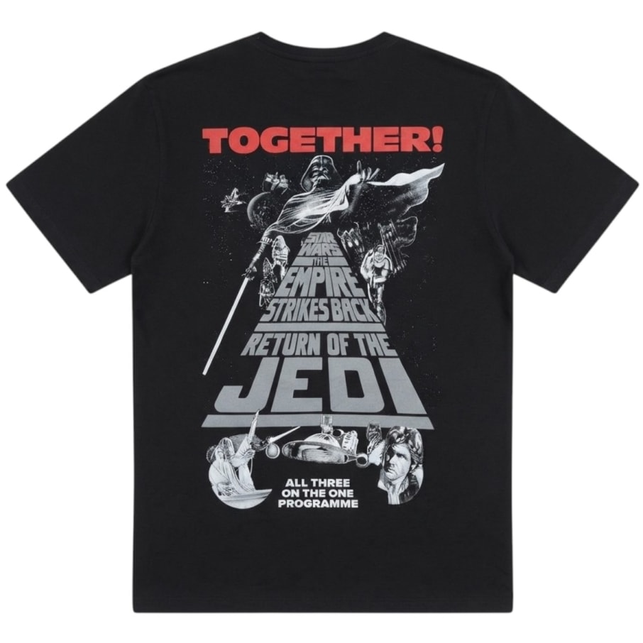 POLO BASICO HOMBRE STAR WARS NEGRO