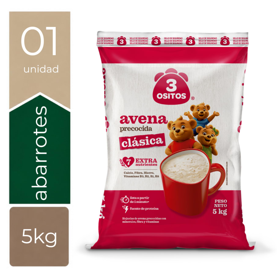 AVENA CLASICA 3 OSITOS 5 KG