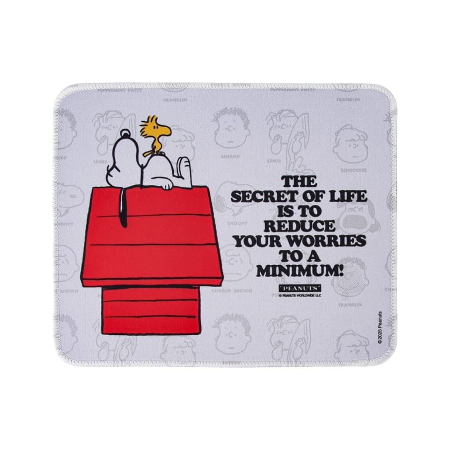 MOUSE PAD SNOOPY GRIS
