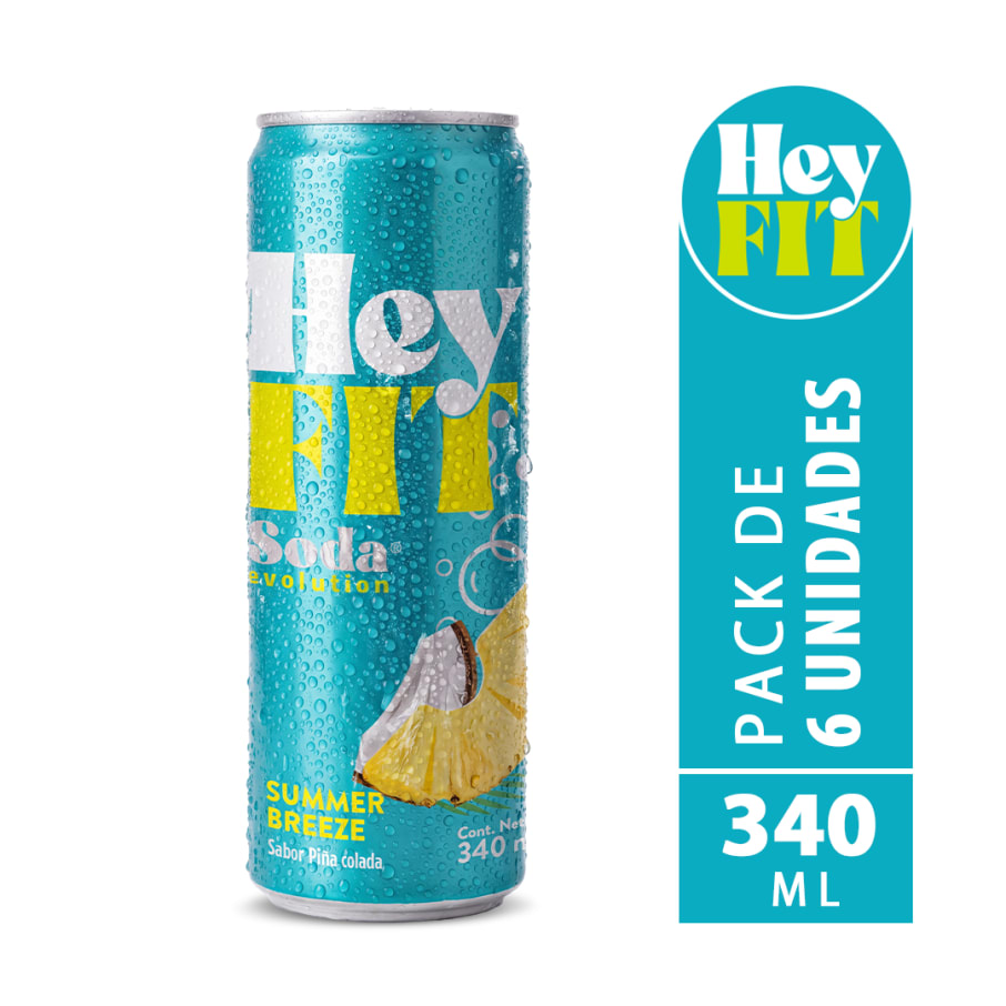 HEY FIT SUMMER BREEZE  LATA 340 ML