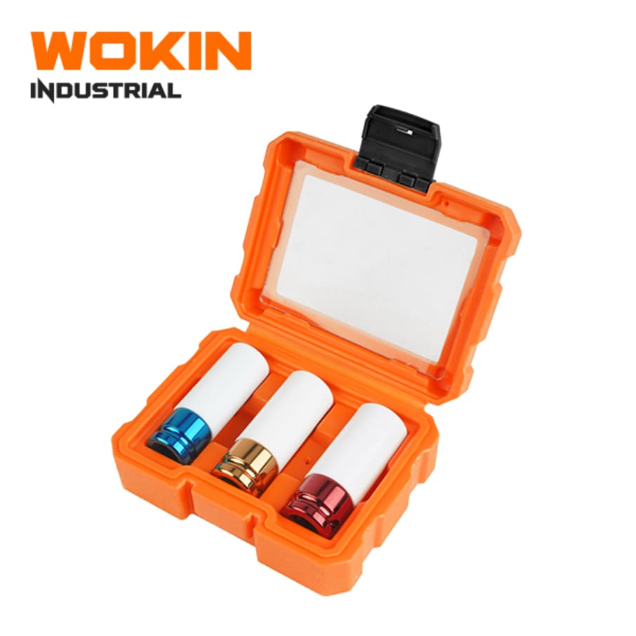 Juego de Dados de Impacto 1/2". 3 Piezas Wokin