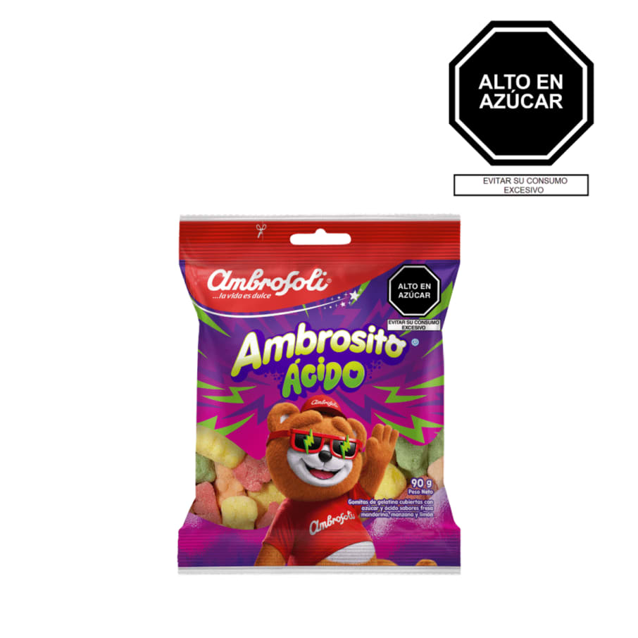 GOMAS AMBROSITOS ACIDOS 90GR
