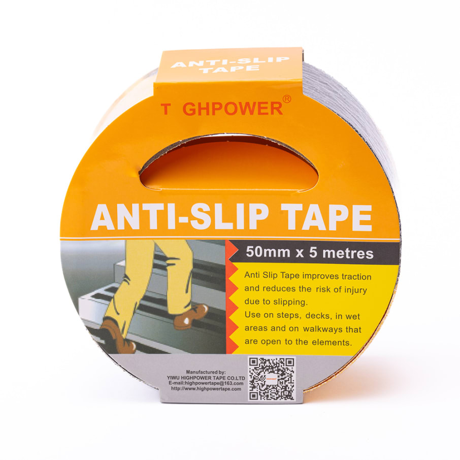 Cinta Antideslizante Negro-Amarillo Highpower