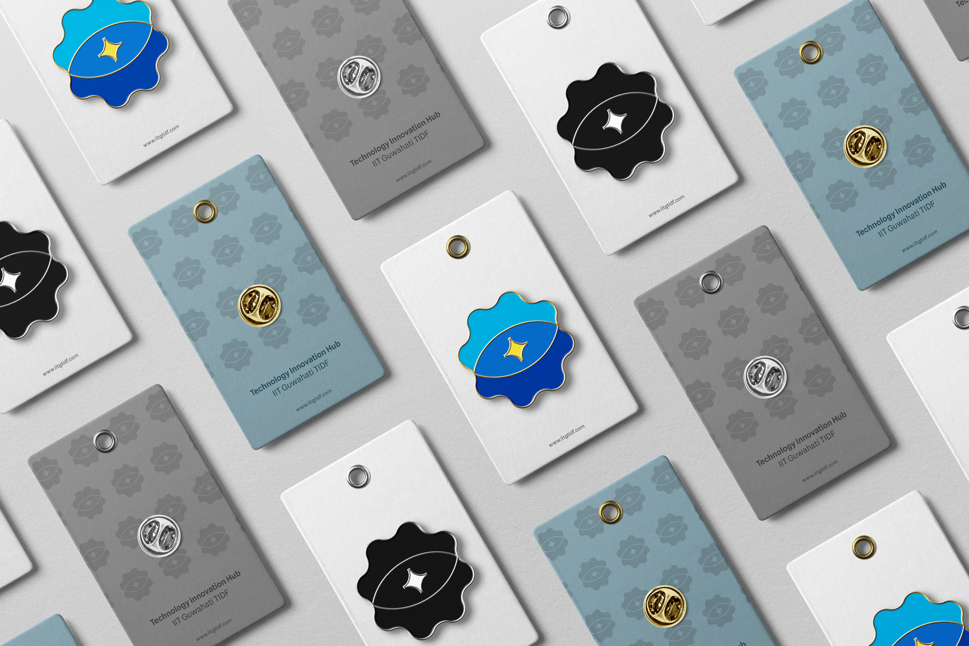 TIH IITG Logo Pins
