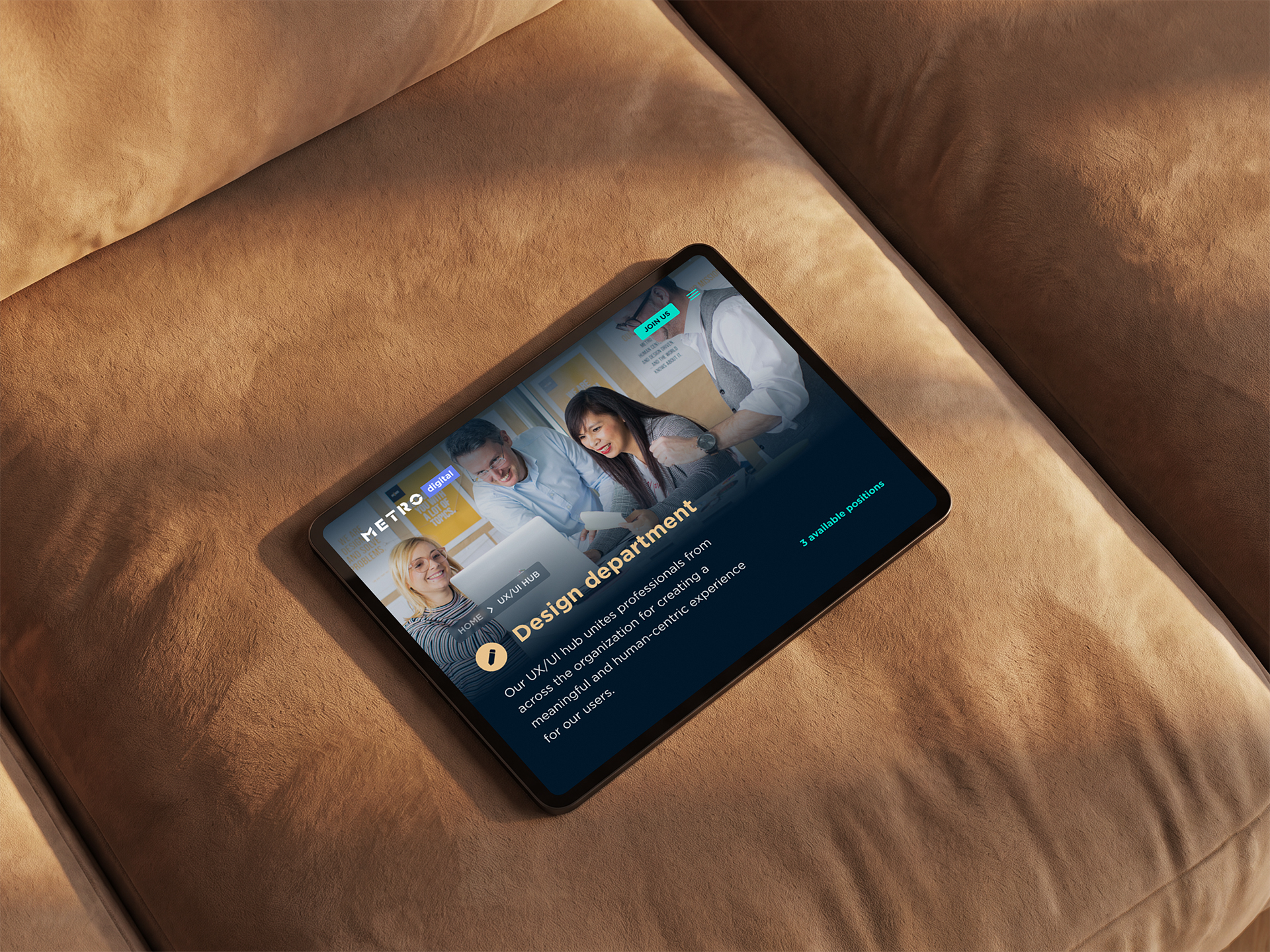 MetroDigital Tablet View