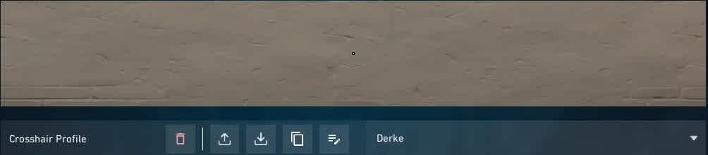 Fnatic Derke crosshair code. 