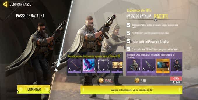 principais personagens de Call of Duty Mobile