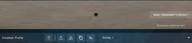 Smiley Face Crosshair Valorant