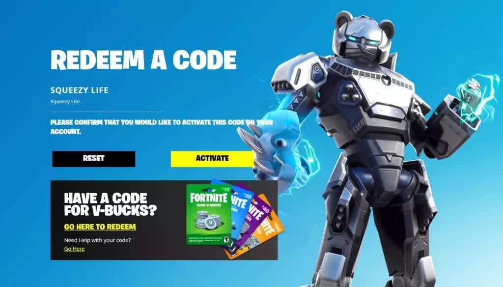 los códigos de Fortnite