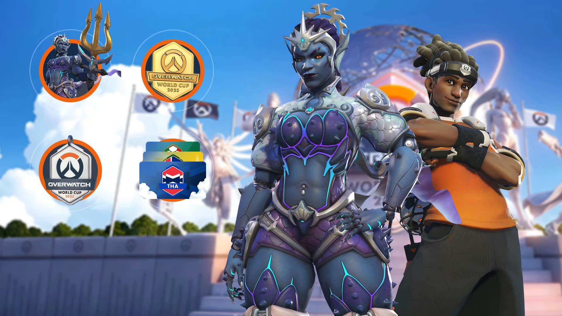 There are two crowdfunding bundles to support the prize pool of the Overwatch World Cup 2023. 