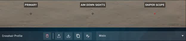 Mistic Crosshair Code