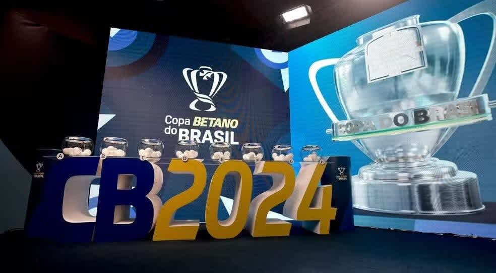 premiação dos times na Copa do Brasil 2024