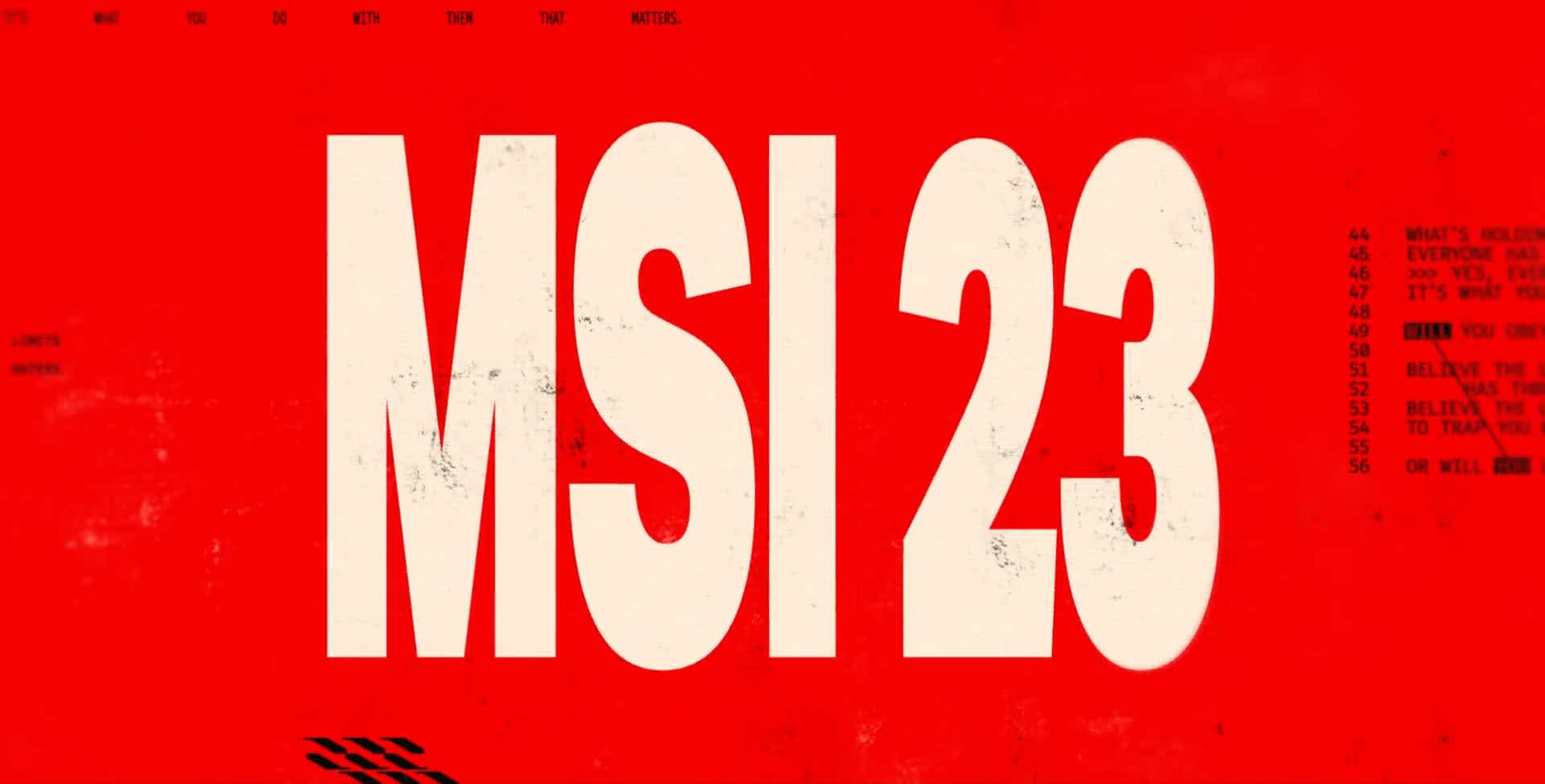 MSI 2023
