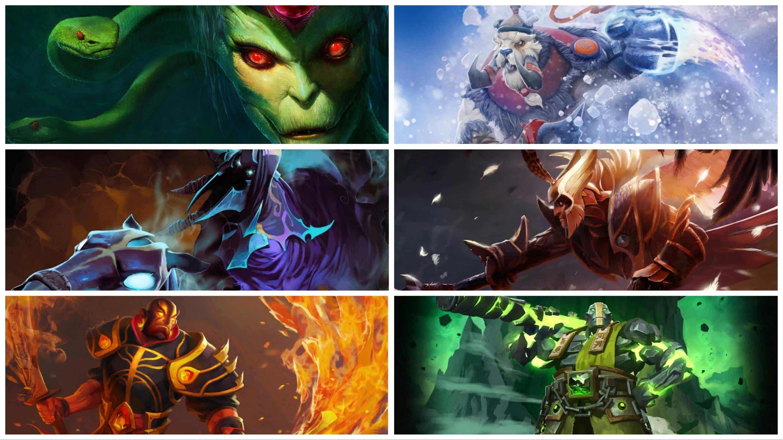 Dota 2 heroes released in 2013. 