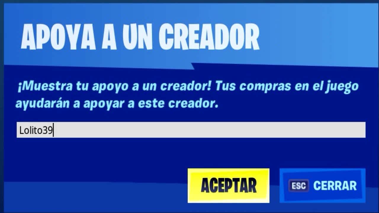 códigos de creador en Fortnite