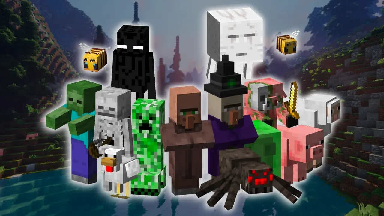 Todos los mobs en Minecraft