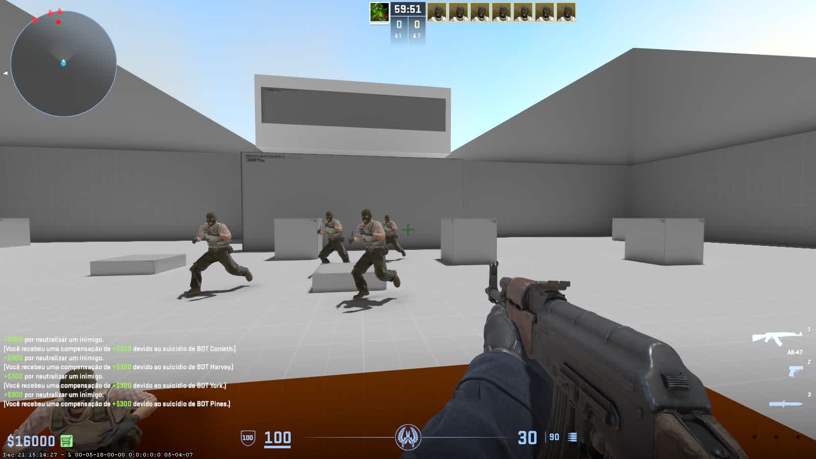 Outros mapas para treinamento em CS2