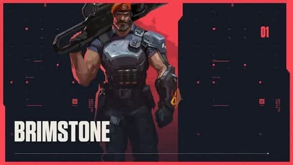 valorant personagens Brimstone