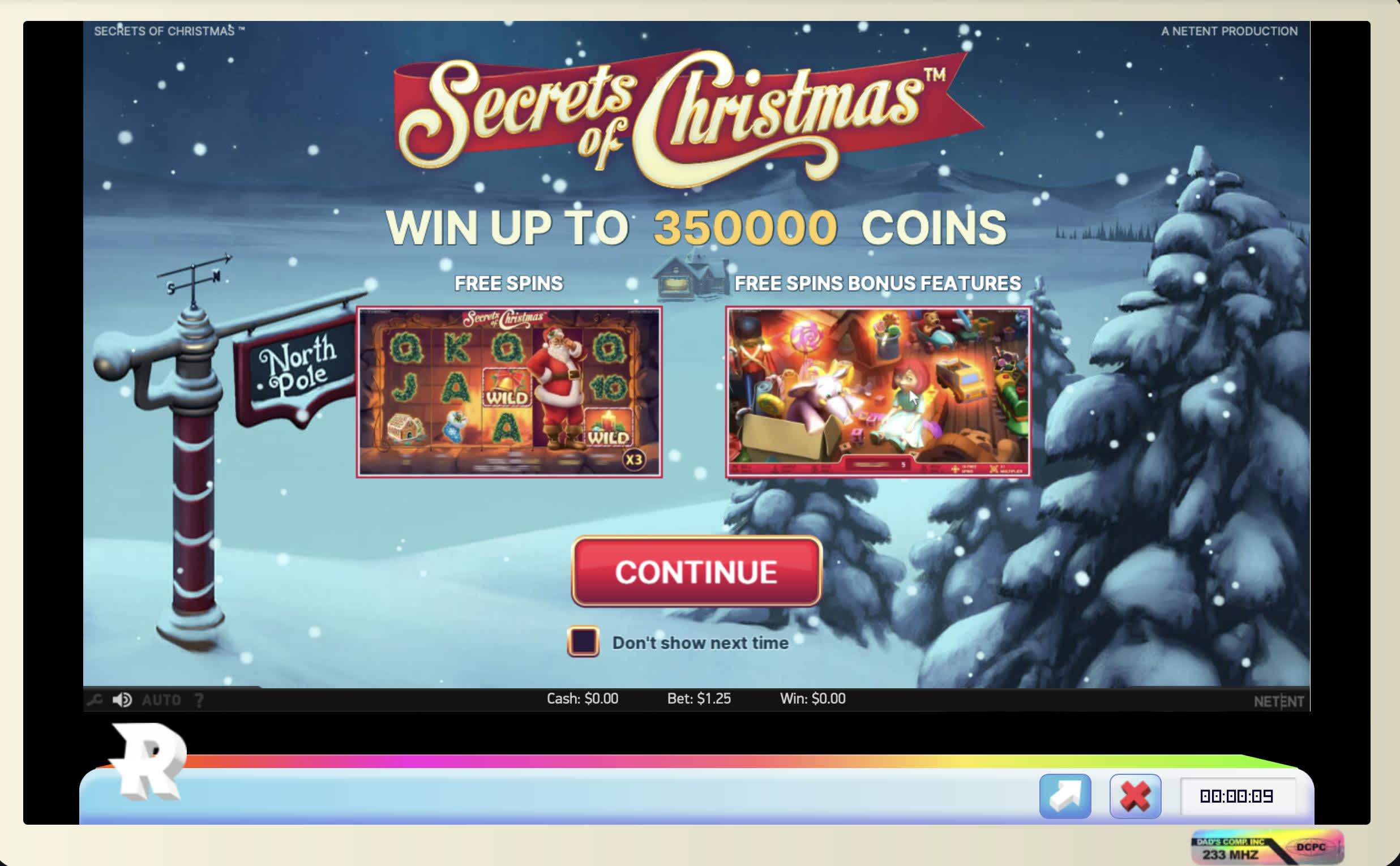 FAQs about the Secrets of Christmas slot machine