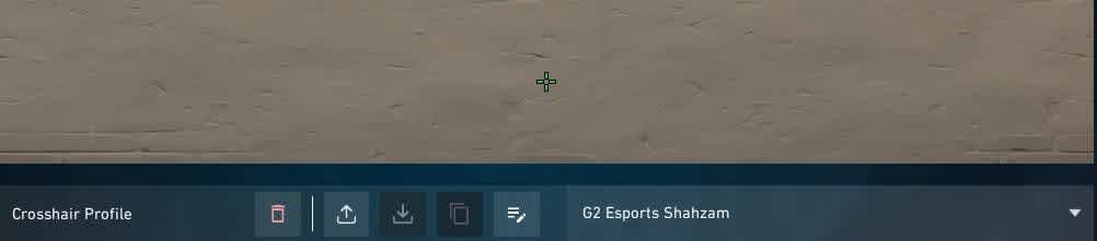 G2 Esports ShaZam crosshair code. 