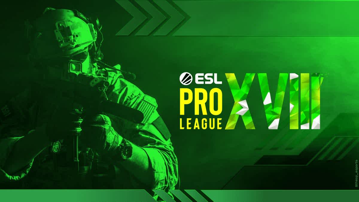 ESL Pro League Season 18 banner. 