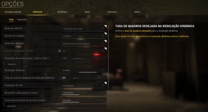 requisitos recomendados para jogar Warzone