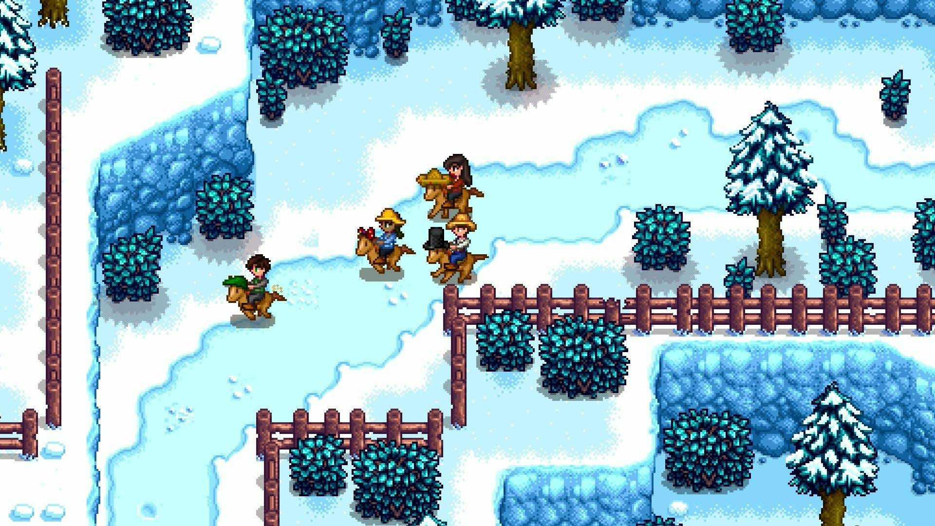 Stardew Valley co-op is not available through crossplay.