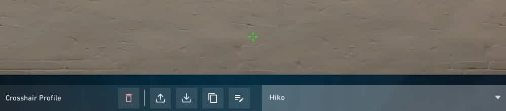 Hiko crosshair code. 