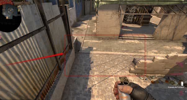 smoke em Mirage no CS:GO