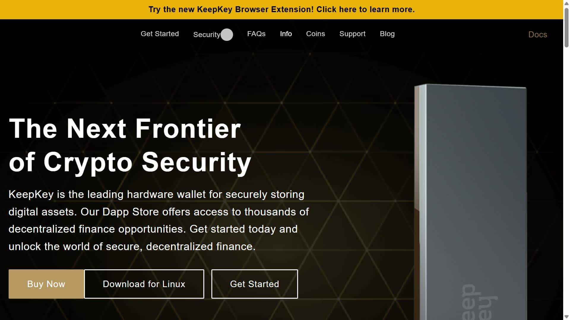 KeepKey hardware wallet