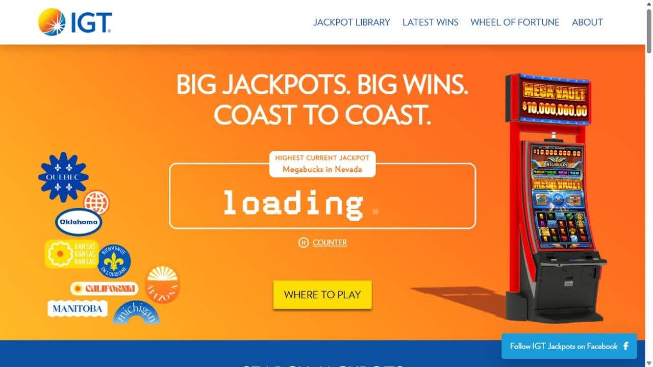 IGT Progressive Jackpots provider